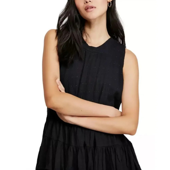 Free People Slouchy Tank Right on Time Tunic Tank Top Boho Date Night Fit - Picture 7 of 9